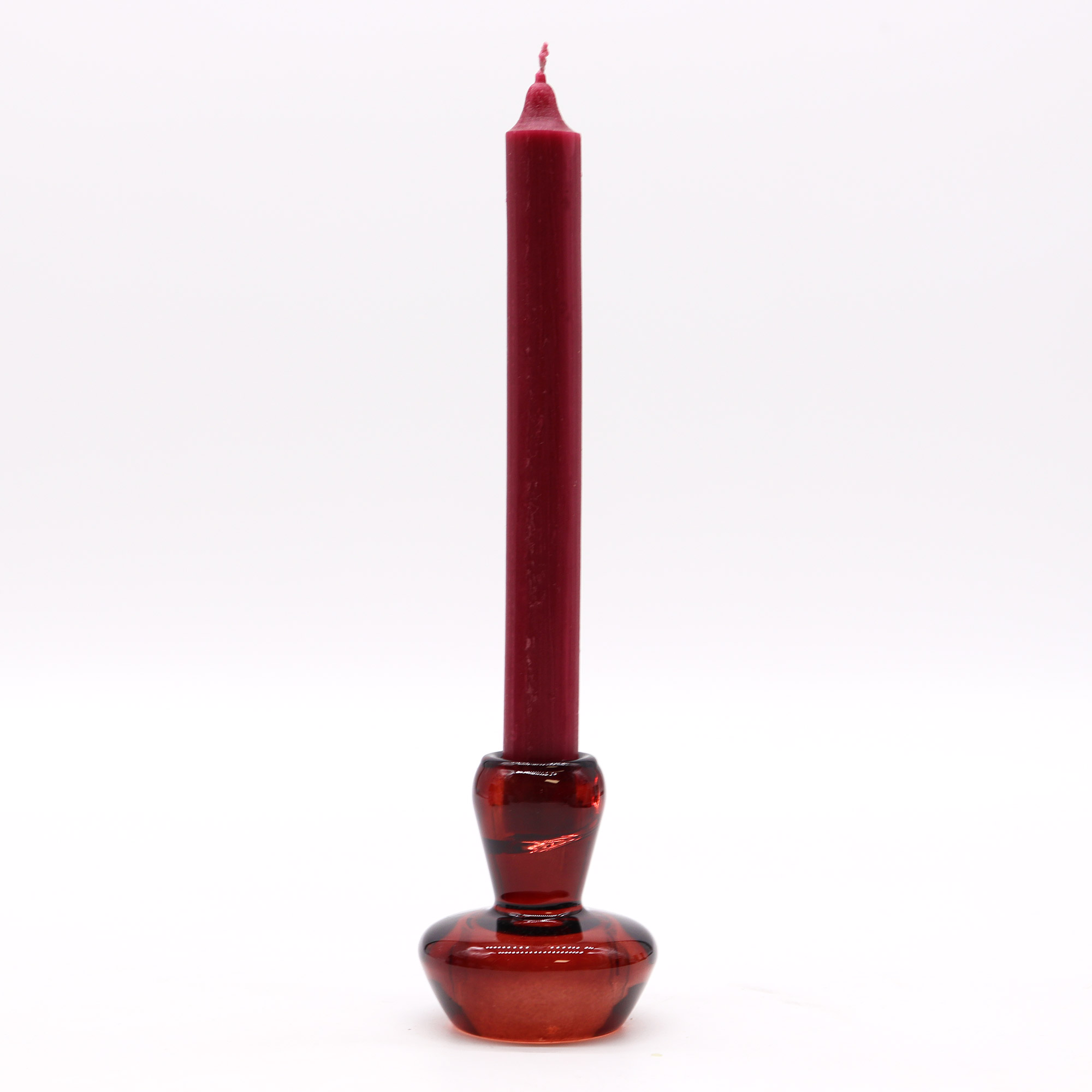 Mushroom Flip Dinner Candle / Tealight Holder - Vampire Red